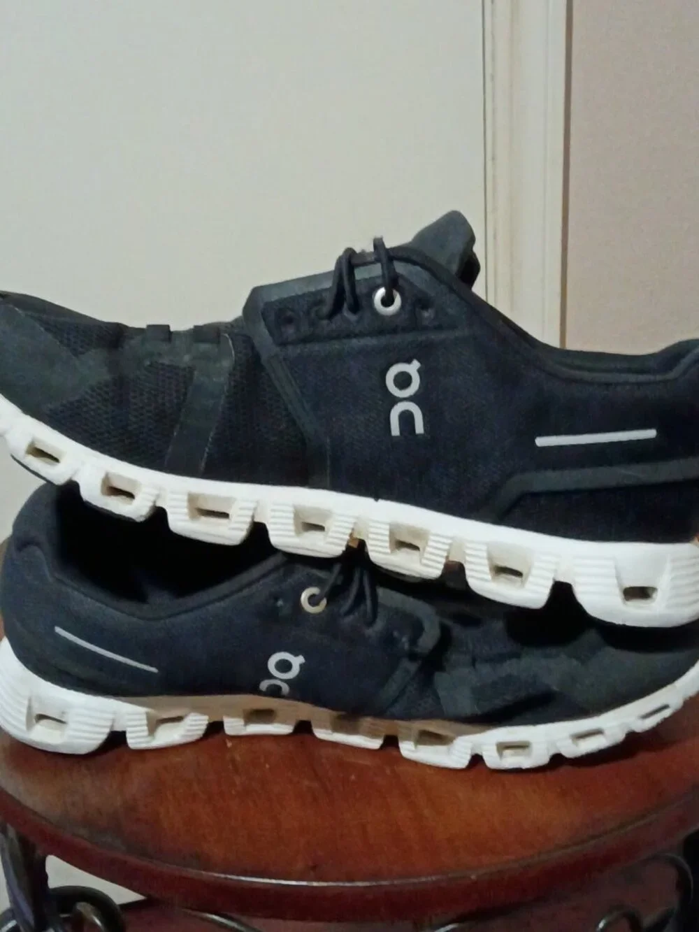 On Cloud 5 Shoes Mens Size 8 Black Running Athletic Sneakers 59.98919